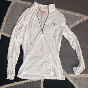 White puma pullover